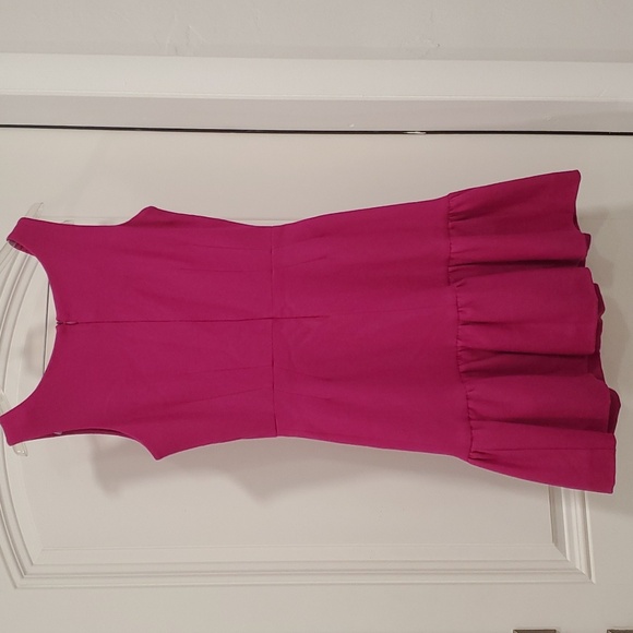 BB Dakota Fuchsia Wool Dress - Picture 4 of 5
